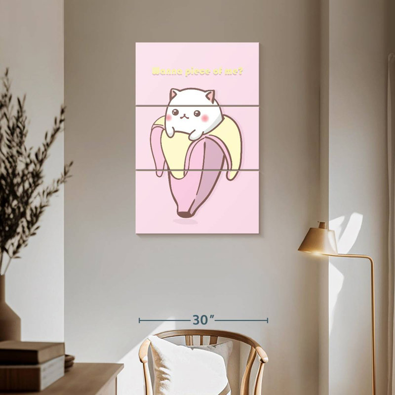 Ketti Cat Banana, H 57 po x l 36 po