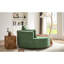 Fauteuil pivotant à 360 degrés Siège profond et spacieux. Revêtement en chenille. Coussins amovibles. Pour le salon, la chambre à coucher, la chaise d'appoint 360 de bureau. Tissu, décoration-904809091