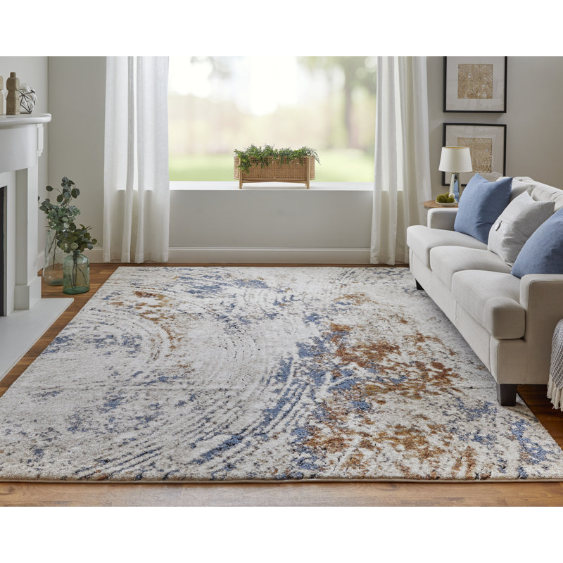 Rivah Performance Abstract Indoor Rug, Rectangle 8' x 10'