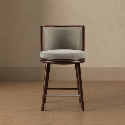 Tabouret de comptoir rembourré Evalyn