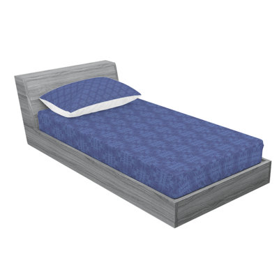 Microfiber Damask Sheet Set