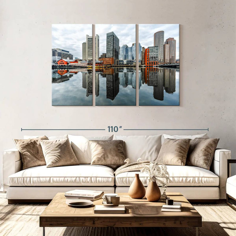 Nicci Boston Harbor View, 48" H x 74" W