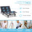  Structure de lit ajustable Zero Gravity avec massage et télécommande sans fil - anti-ronflement, ports USB, lumière DEL-1190863787