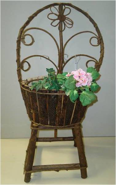 Nevers Wood Pot Planter, 25" H x 10" W x 6" D