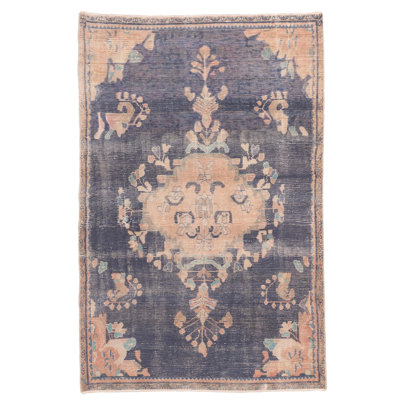 Antalya Vintage Navy Rug 4'3" x 6'6"