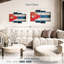 Drapeau cubain antique Borges