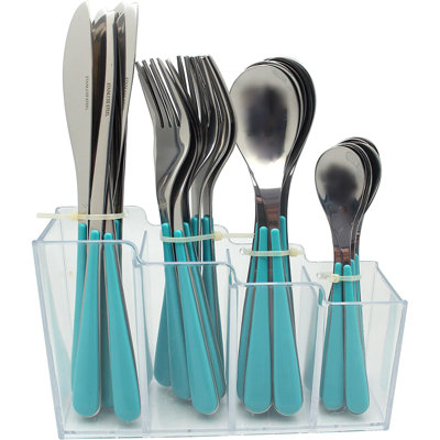 Exzact 24 Piece Stainless Steel Cutlery Set, Service for 6
