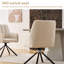 360°Swivel Fabric 1Er Set Dining Chair With Metal Legs,Upholstered Accent Tub Armchair,Green-1416554354