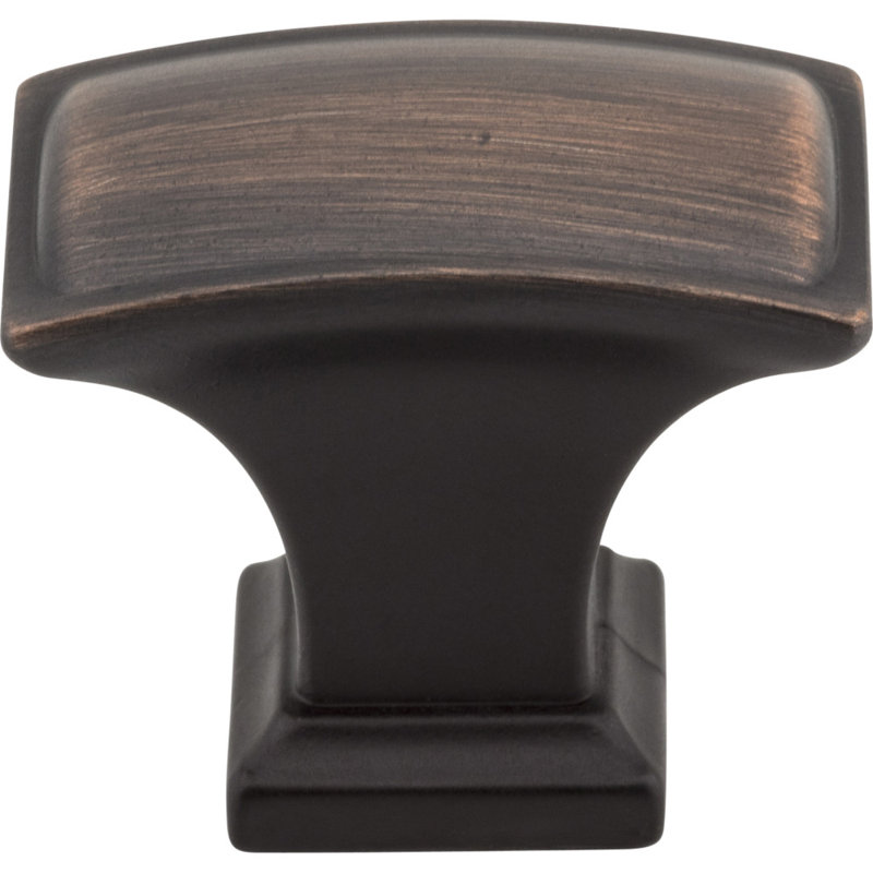 Annadale Square Knob, Brushed Oil Rubbed Bronze, 1 1/4"