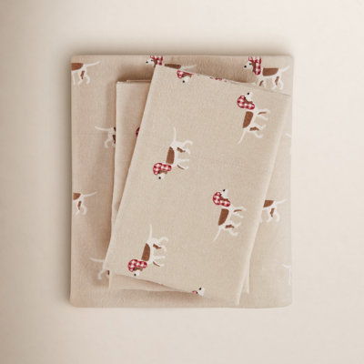 Ensemble de draps 100% flanelle de coton Woolrich