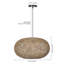 Luminaire suspendu en rotin pour îlot de cuisine Coastal Style-234105880