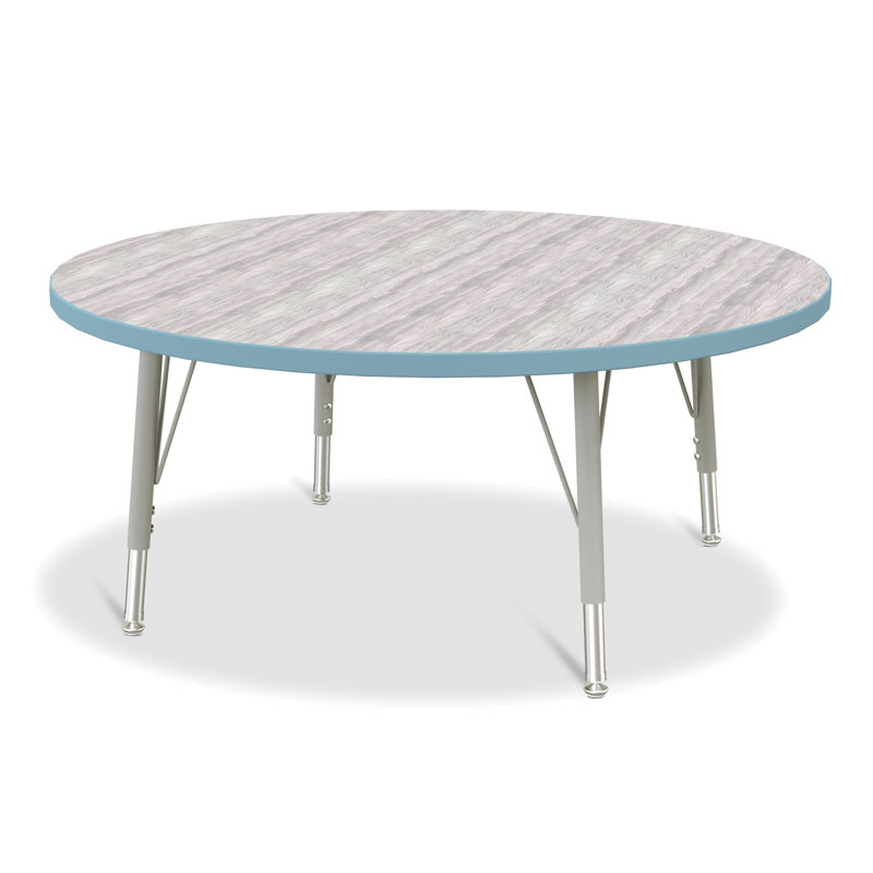 Tables rondes Berries, L 42 po x l 42 po, 15" - 24", Bleu côtier