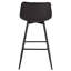 Upholstered Counter Stool with Metal Frame-61601232