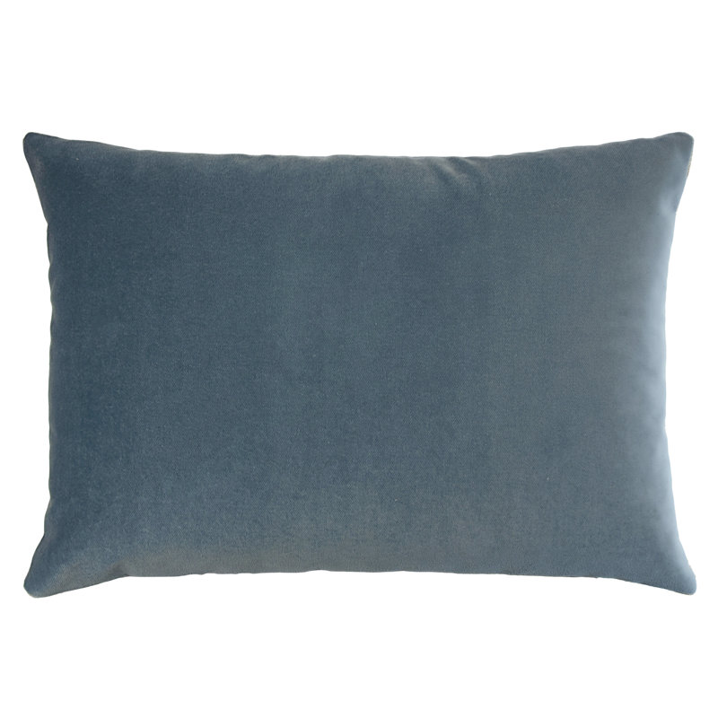 Waffle Velvet Lumbar Pillow Cover & Insert in Agave, Cactus