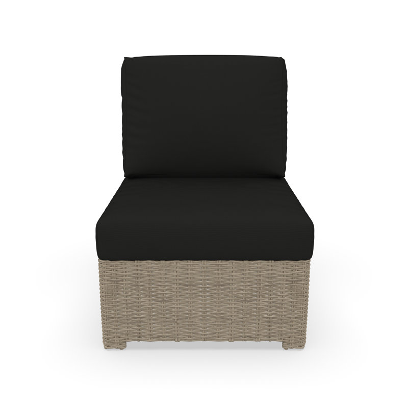 Chaise sans accoudoirs Henri, Toile noire