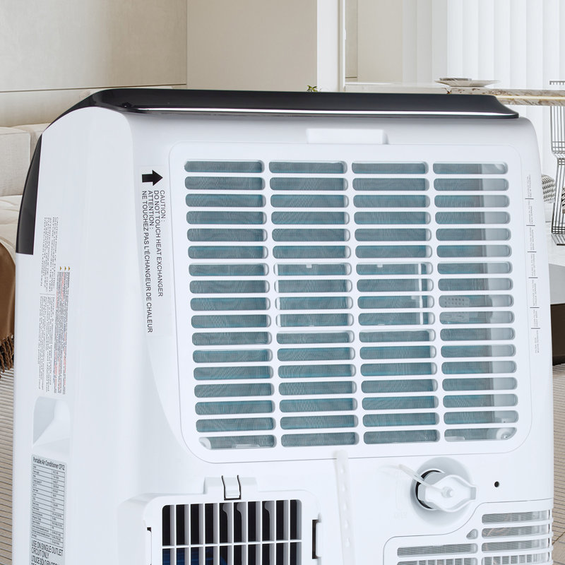 12,000 BTU Small Air Conditioner with Built-In Dehumidifier Portable AC Unit for Rooms Up to 550 Sq Ft Remote Control Window Mount Exhaust Kit