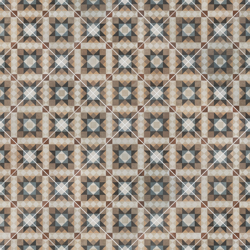 Kings Chester 17.63" x 17.63" Ceramic Patterned Wall & Floor Tile