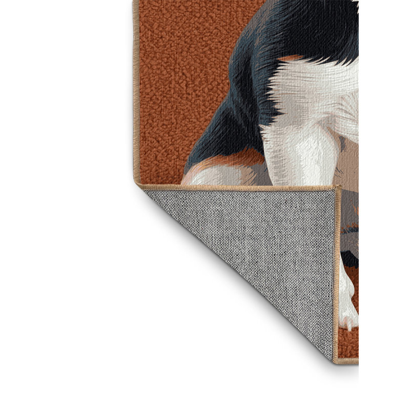  Tapis lavable Rat Terrier Dogs, Rectangulaire 2 pi x 3 pi