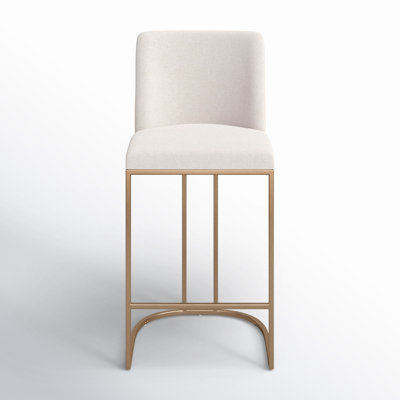 Rayla Upholstered Stool with Metal Frame