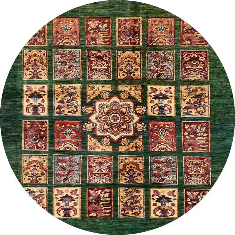 Tapis abstrait moderne 716, Rond 6 pi