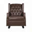 Chaise berçante en similicuir-766415996