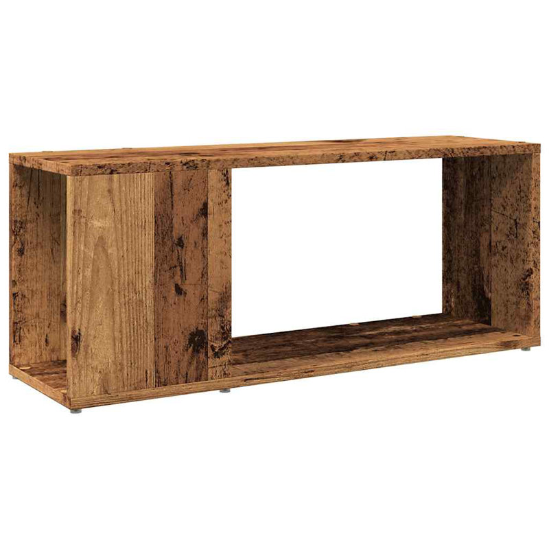 Gorav Unfinished TV Stand for TVs up to 32", Old Wood
