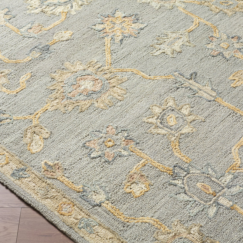 Moroccan Wool Hand Tufted Area Rug, Rectangle 183 x 274 cm