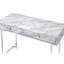 Rectangular Writing Desk With 2 Drawers (Not Including Office Chairs)