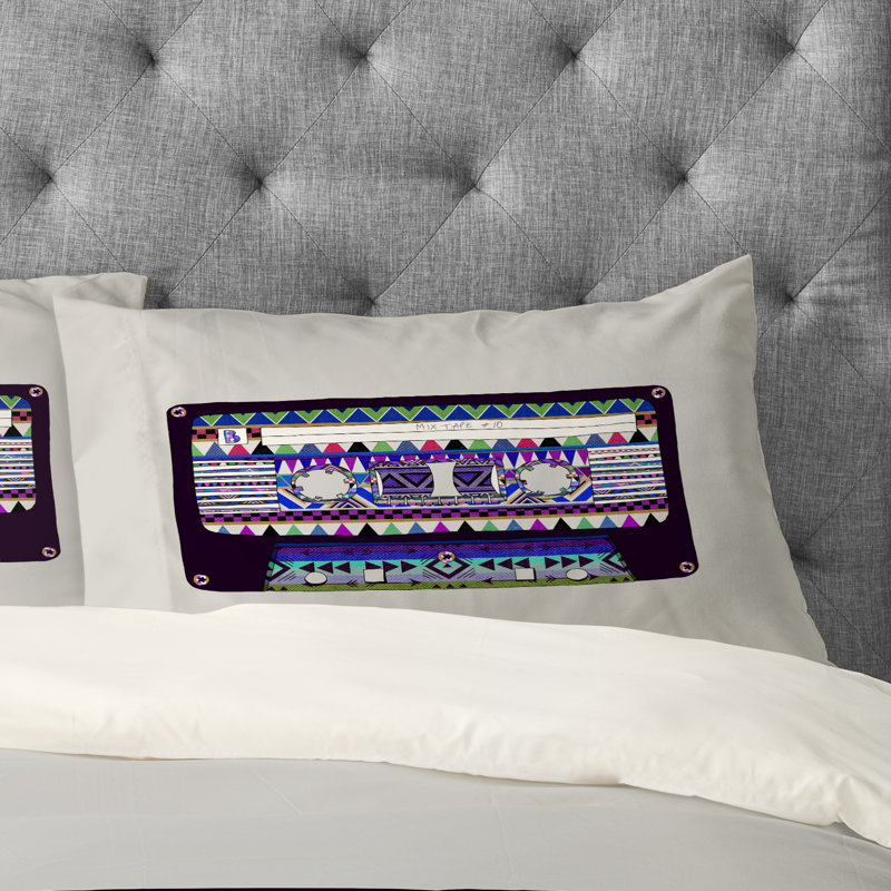 Mix Tape No 10 Pillowcase, Standard