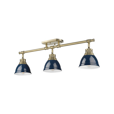 Bryannah 3-Light Semi-Flush - Track Light
