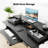 Adjustable Standing Desk With Keyboard Tray, Riser & Drawers-1688713148-1688713149
