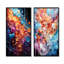 «Intricate Multicolor Drip Paint», ensemble de 2 reproductions d'art abstrait-1826148261-1826148259