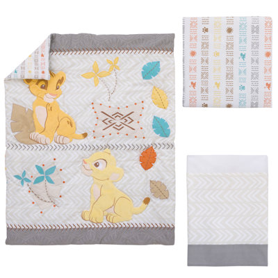Lion King Circle Of Life 3 - Piece Crib Bedding Set