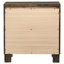 Table de chevet 2 tiroirs