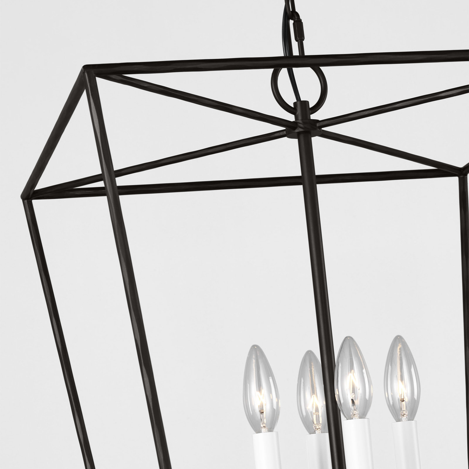 Maribel Dimmable 4-Light Pendant, Aged Iron, 88.5" H x 18" W x 18" D