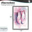 Cadre flottant Blush Ballet Pantoufles, design par Ray Powers-653749312-653749313