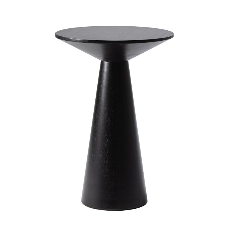 Bozovich Solid Wood End Table, Black