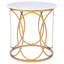 New Orleans Marble Drum End Table-72595296
