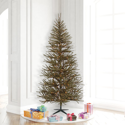 Vienna Twig 7' Lighted Pine Christmas Tree