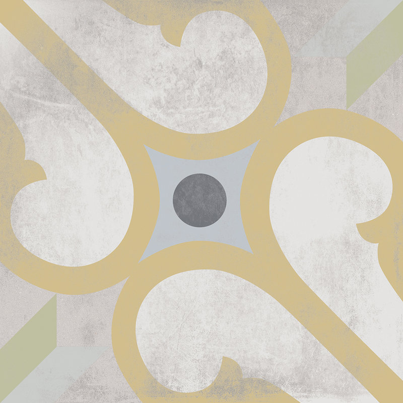 Merida 12" x 12" Ceramic Patterned Wall & Floor Tile