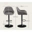 Adjustable Height Counter Stool with Metal Frame-1059084715