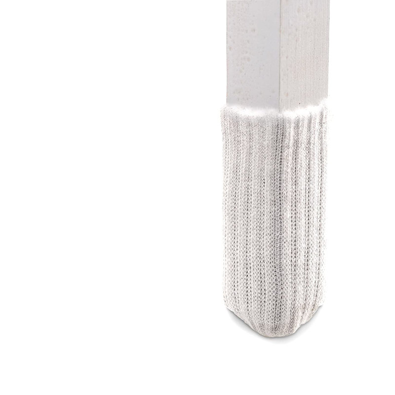 Protecteurs de plancher NancyProtectz, la chaussette de mobilier originale (moyenne), Blanc