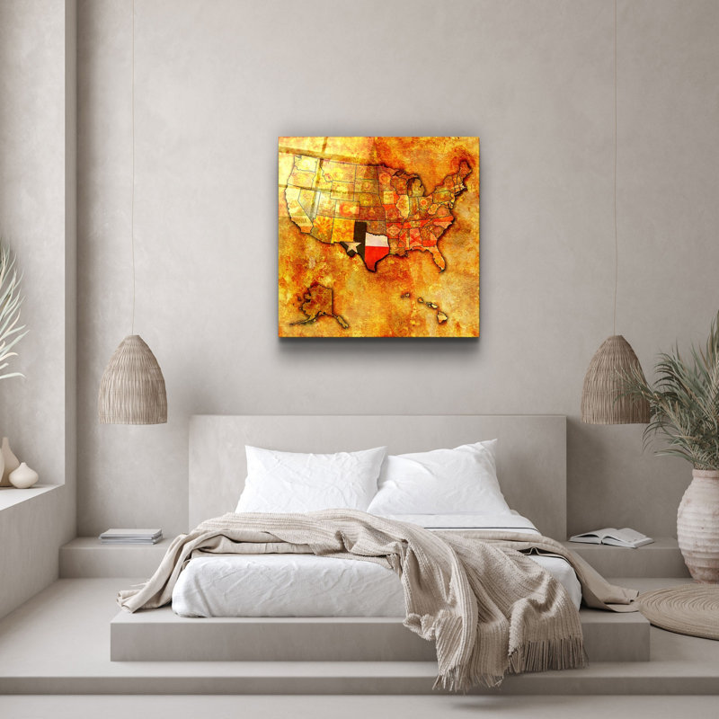 Peinture décorative en verre trempé, H 19,69 po x l 19,69 po