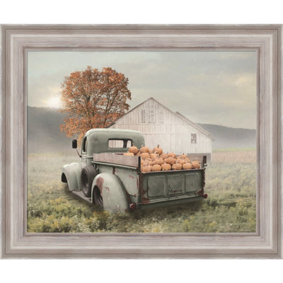 «Pumpkin Season» par Lori Deiter, art mural encadré