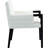 Aimee Vegan Leather Dining Arm Chair-1901019771-1901019748