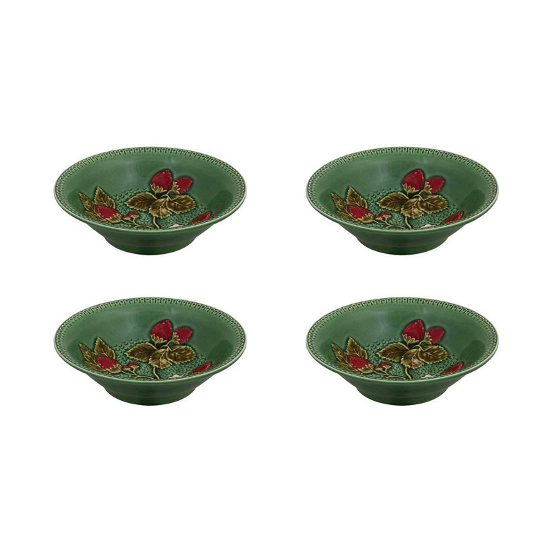 Strawberry Earthenware Dessert Bowl
