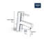 Concetto Single Hole Bathroom Faucet with Drain Assembly-20326517