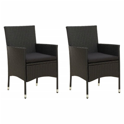 Outdoor Dining Armchair with Cushions