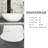 x Freestanding Soaking Plastic / Acrylic Bathtub