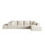 Ensemble de canapé modulaire rembourré moderne, canapé modulaire en forme de L de 132 po avec 6 oreillers-336428394